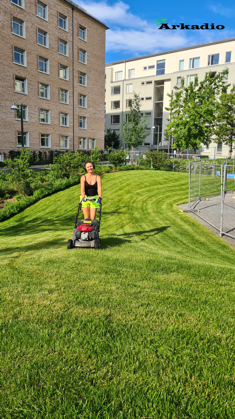 Gräsklippning 